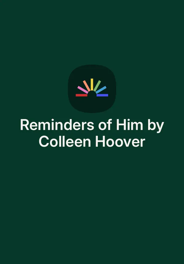 Reminders of Him by Colleen Hoover by Colleen Hoover cover