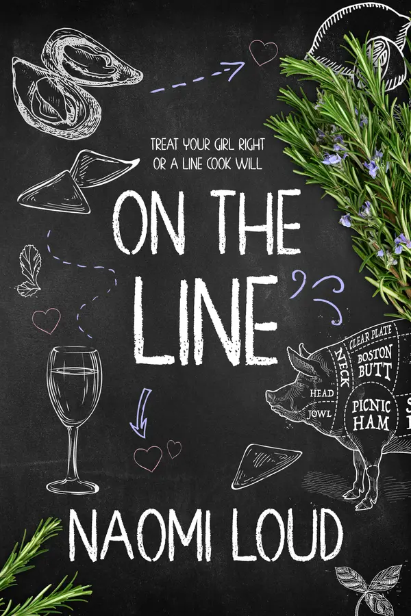 On the Line (A Line Cook Romance) by Naomi Loud cover