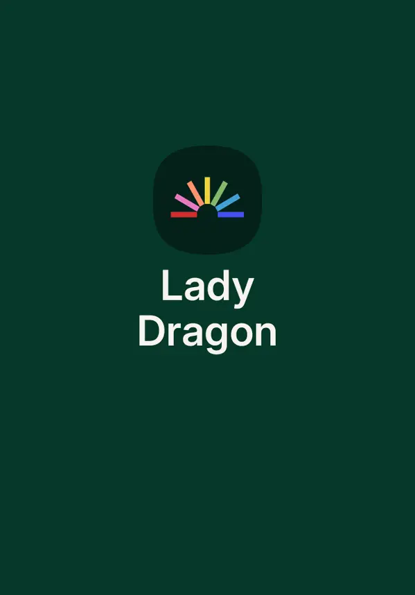 Lady Dragon by A.M. Strickland cover