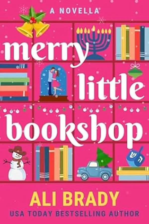 Merry Little Bookshop: A small town holiday romance for Christmas and Hanukkah by Ali Brady cover