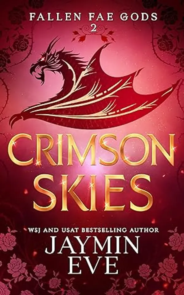 Crimson Skies (Fallen Fae Gods, #2) by Jaymin Eve cover