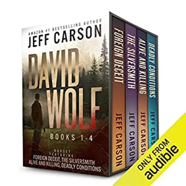The David Wolf Mystery Thriller Series: Books 1-4 by Jeff Carson cover
