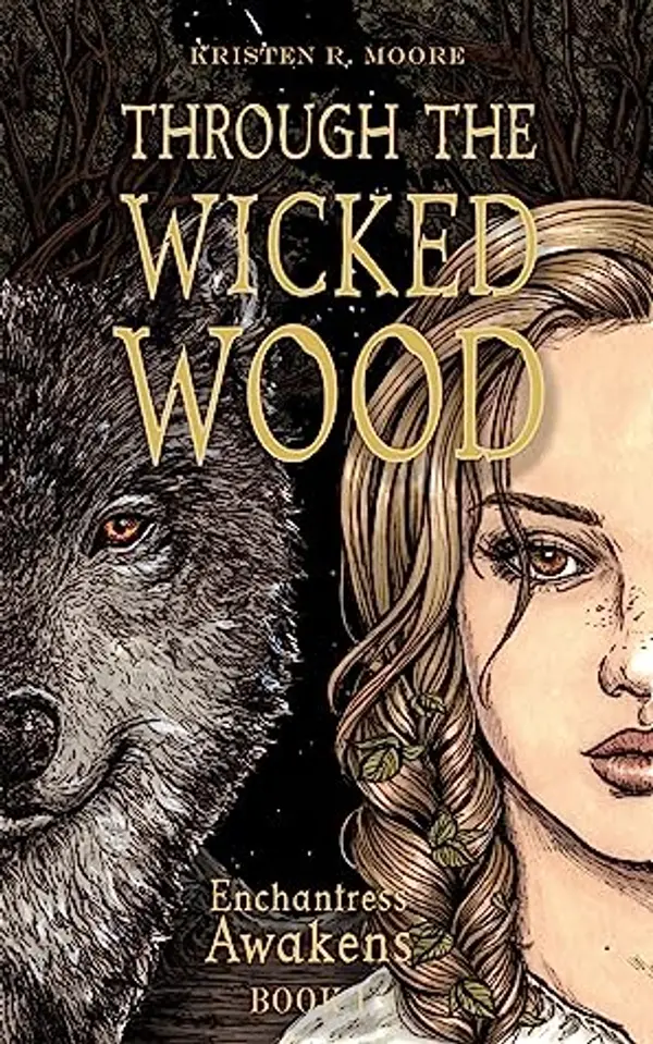 Through the Wicked Wood : Enchantress Awakens Book One by Kristen R.  Moore cover