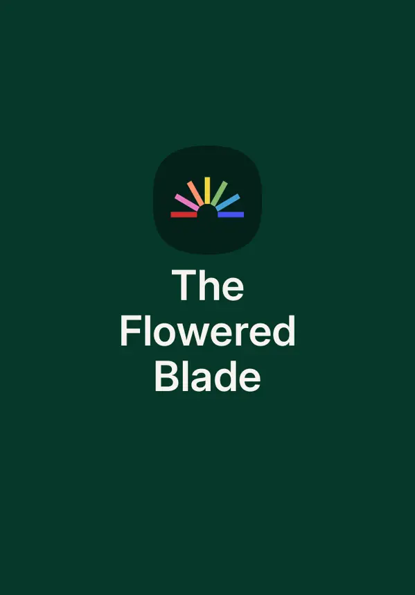 The Flowered Blade by Taylor   Hubbard cover