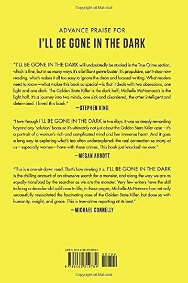 I'll Be Gone in the Dark (Hardcover)【2018】 by Michelle McNamara (Author) (Hardcover) by Michelle McNamara cover