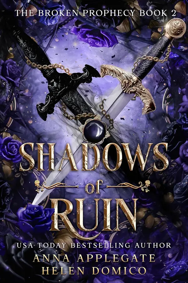 Shadows of Ruin (The Broken Prophecy, #2) by Anna Applegate cover