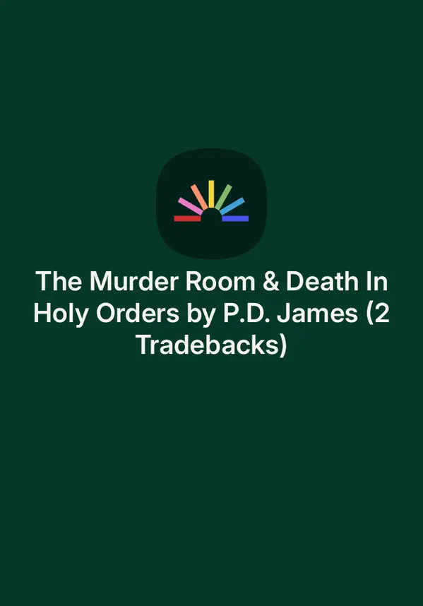 The Murder Room & Death In Holy Orders by P.D. James (2 Tradebacks) by P.D. James cover