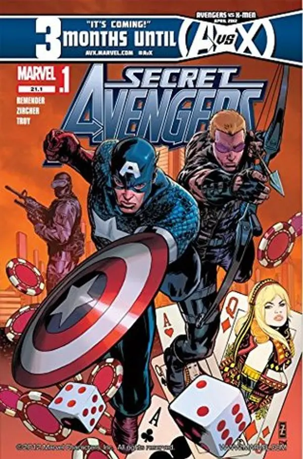 Secret Avengers (2010-2012) #21.1 by Rick Remender cover