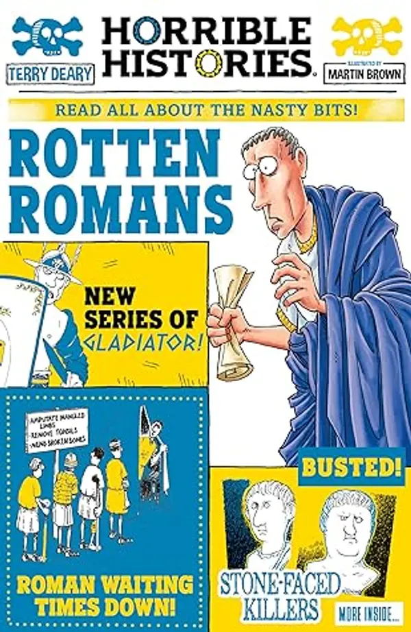 Horrible Histories: Rotten Romans by Terry Deary cover