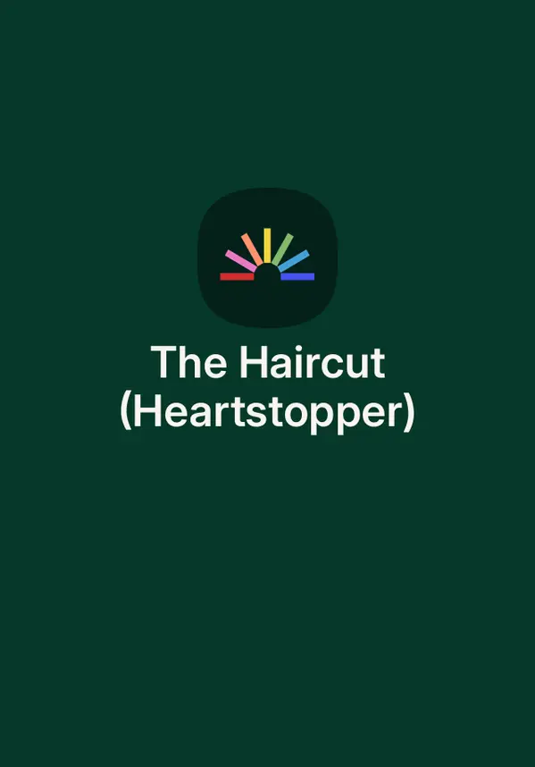 The Haircut (Heartstopper) by Alice Oseman cover