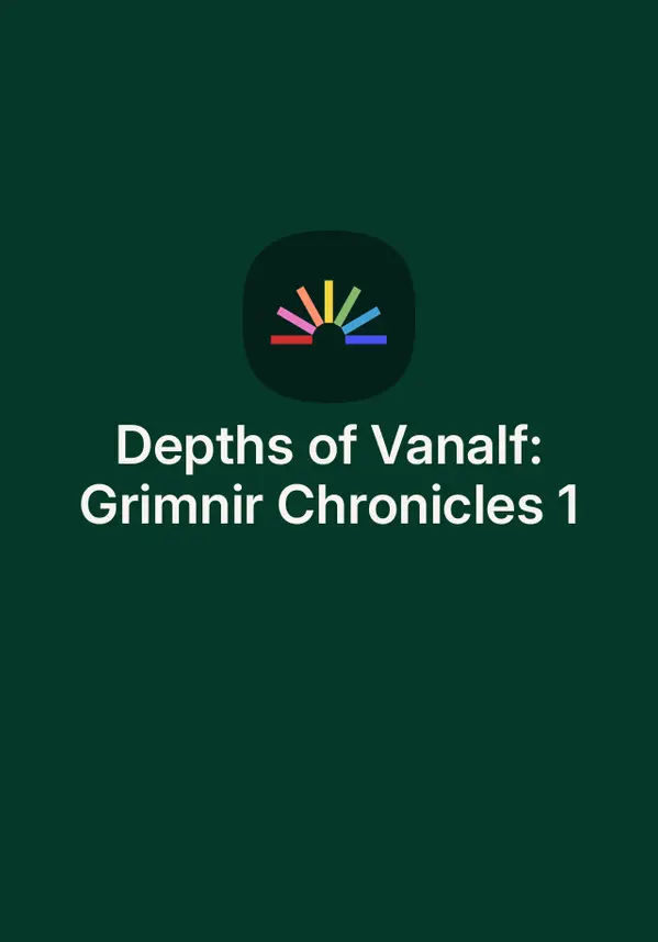 Depths of Vanalf: Grimnir Chronicles 1 by Brady Hunsaker cover