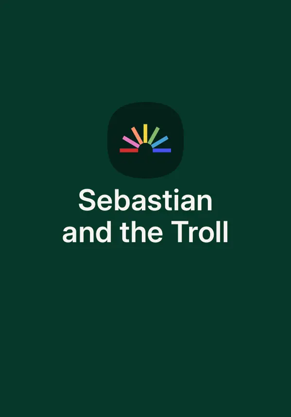 Sebastian and the Troll by Fredrik Backman cover