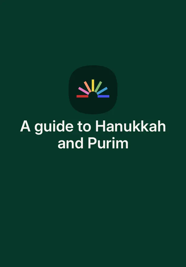 A guide to Hanukkah and Purim by S. M Lehrman cover