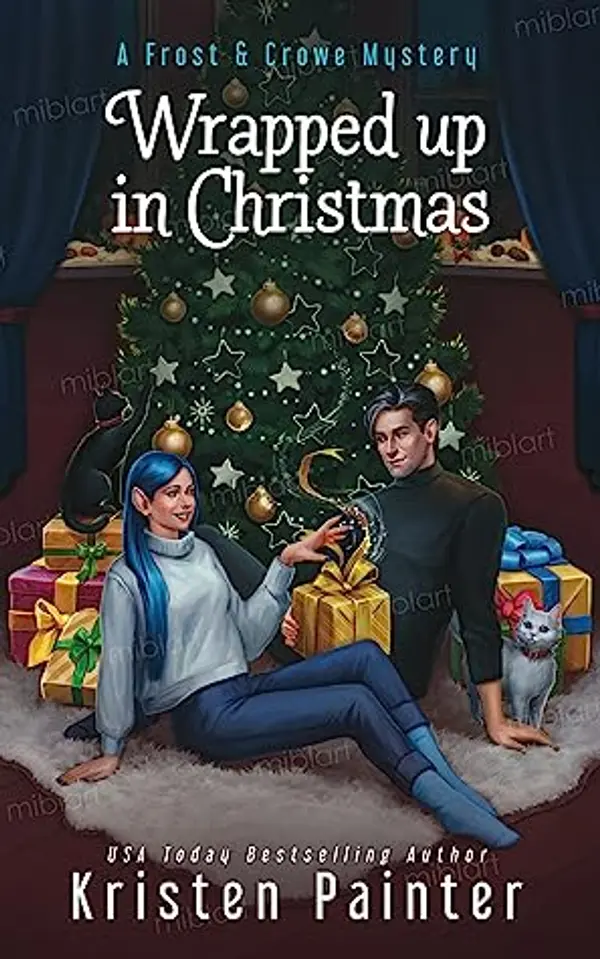 Wrapped up in Christmas (Frost & Crowe Mystery, #2) by Kristen Painter cover