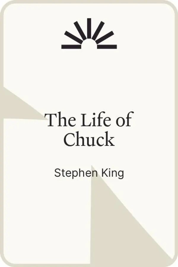 The Life of Chuck by Stephen King cover