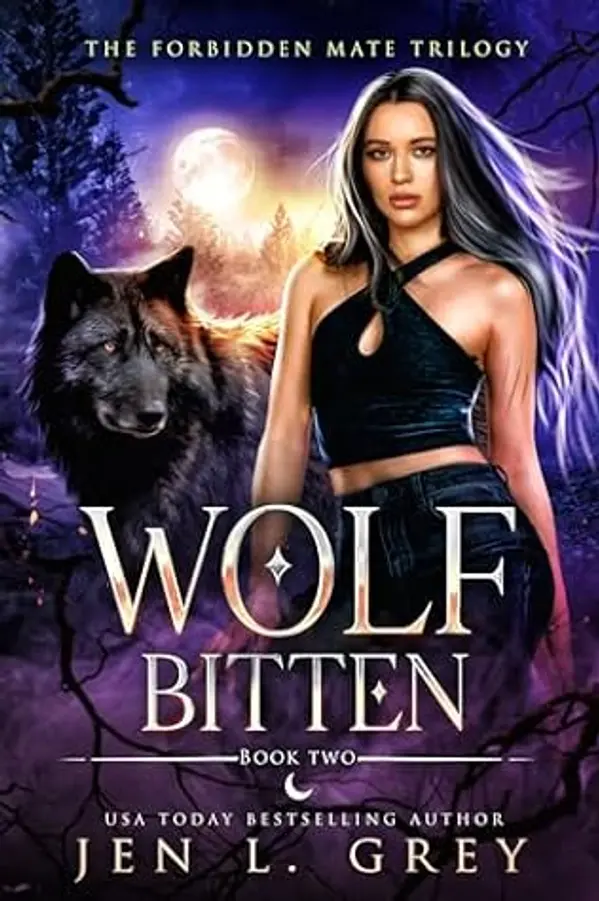 Wolf Bitten (The Forbidden Mate Trilogy #2) by Jen L. Grey cover