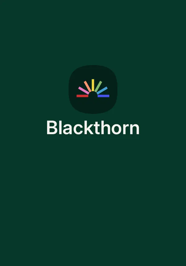 Blackthorn by J.T. Geissinger cover