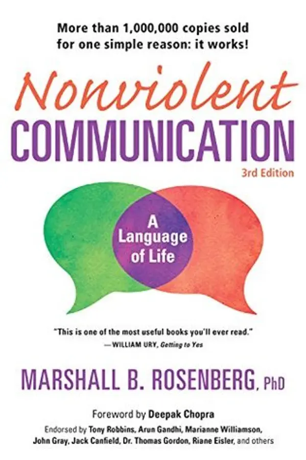 Nonviolent Communication: A Language of Life: Life-Changing Tools for Healthy Relationships (Nonviolent Communication Guides) by Marshall B. Rosenberg, Deepak Chopra cover
