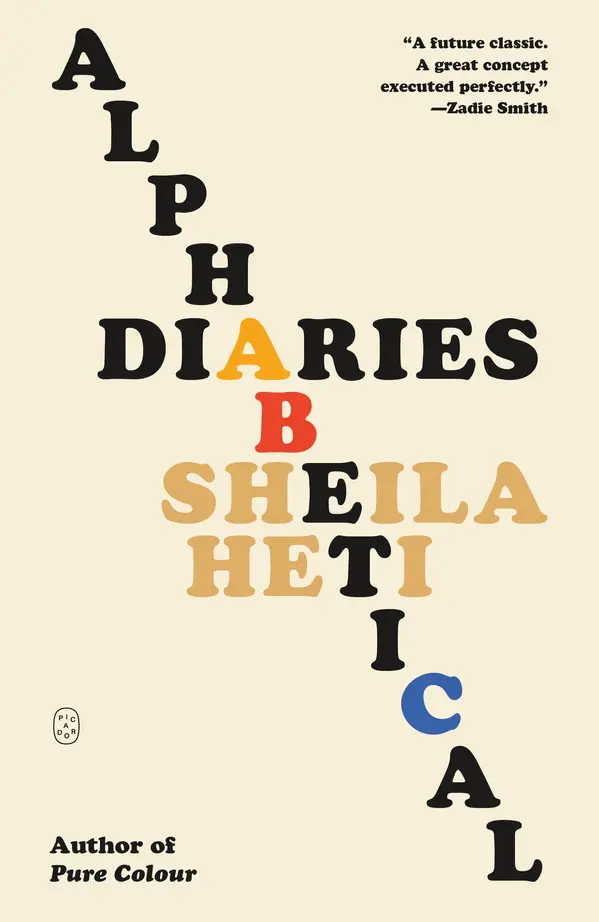 Alphabetical Diaries by Sheila Heti cover