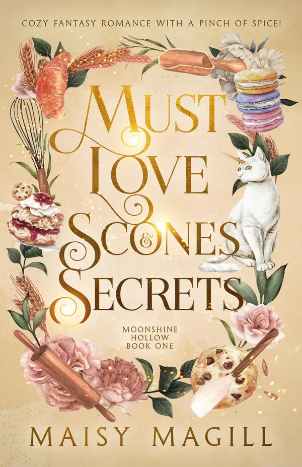 Must Love Scones and Secrets: A Cozy Fantasy Romance by Maisy Magill cover