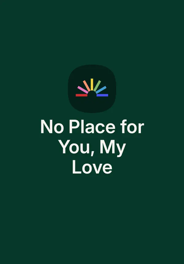 No Place for You, My Love by Eudora Welty cover