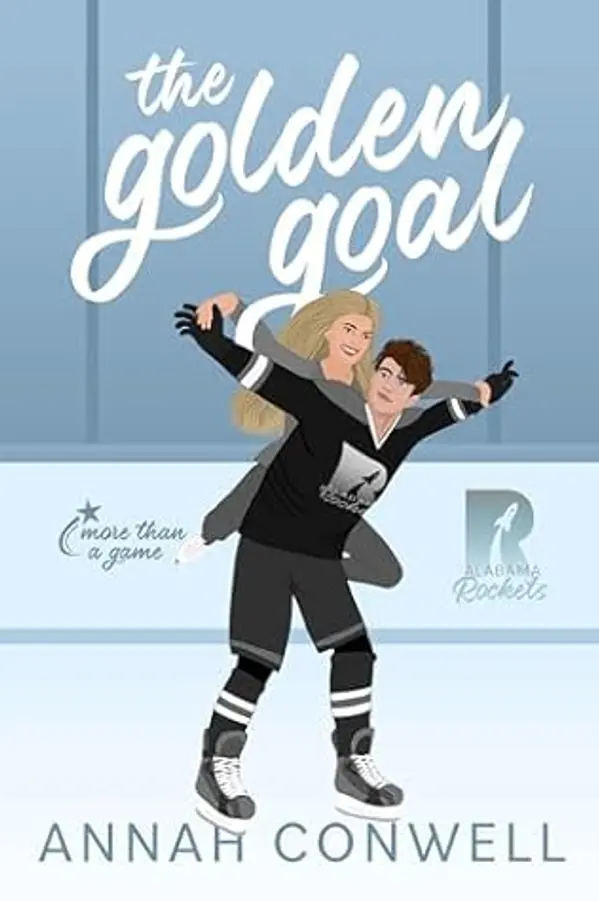 The Golden Goal: A Sweet Enemies to Lovers Hockey RomCom (More Than a Game Book 1) by Annah Conwell cover