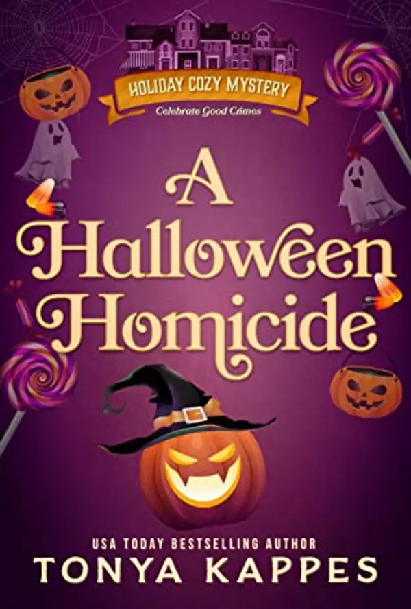 A Halloween Homicide (Holiday Cozy Mystery #3) by Tonya Kappes cover