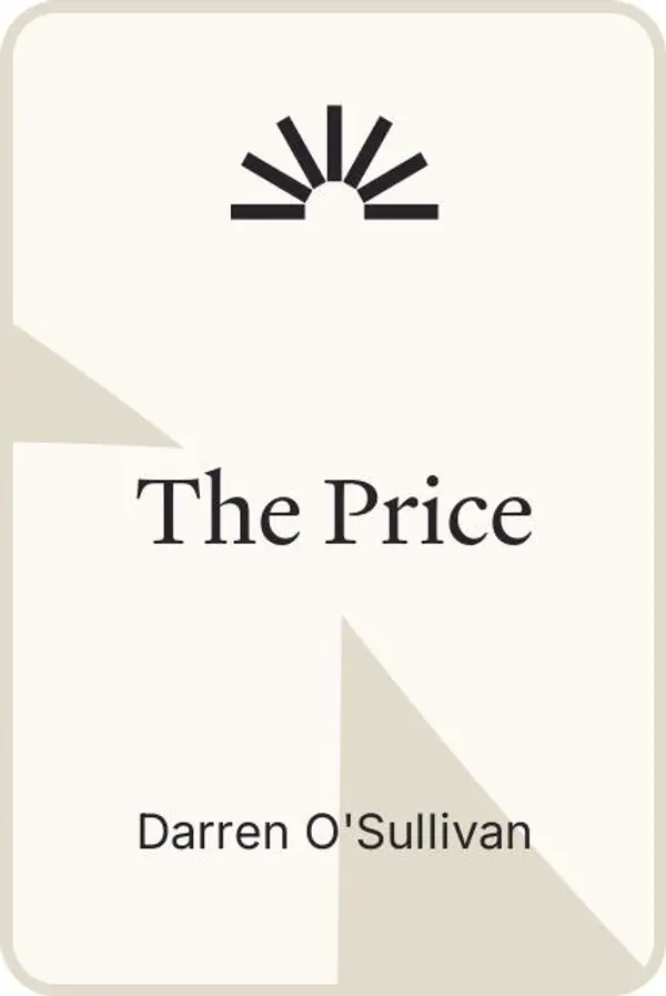 The Price by Darren O'Sullivan cover