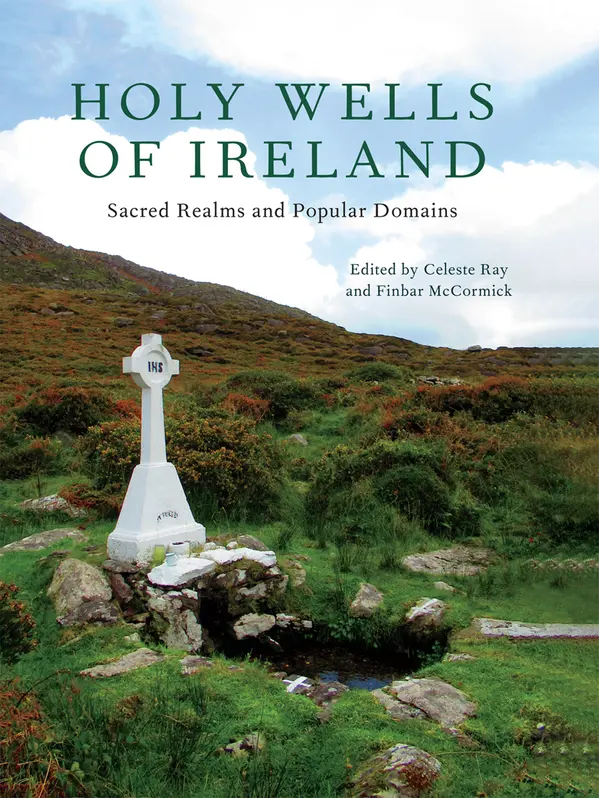Holy Wells of Ireland by Celeste Ray, Finbar McCormick, Carol Barron, Gary Branigan, Eugene Broderick, Attracta Brownlee, Ray Cashman, Janet Cassidy, Hannah Chew, Amanda Clarke, Claire Collins, Anne Cormican, Christy Cunniffe, Colm Donnelly, Maura Egan, Ronan Foley, Noel French, Michael Gibbons, Laurence Gill, Annie Griffith, Michael Houlihan, Ryan Lash, Shane Lehane, Shane Lordan, Geraldine Lynch, Niall Mac Coitir, John Makem, Bernadette Masterson, Patrick McAteer, Rita McCarthy, Finbar McCormick, Tamlyn McHugh, Cora McKenna, Bruce Misstear, Edward N. Moran, Eileen Murphy, Stiofán Ó Cadhla, Suzanne Pegley, Gerry A. Quinn, Celeste Ray, Anja Renkes, Fred Ternan cover