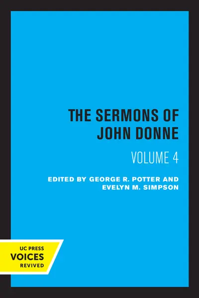 The Sermons of John Donne, Volume IV book cover