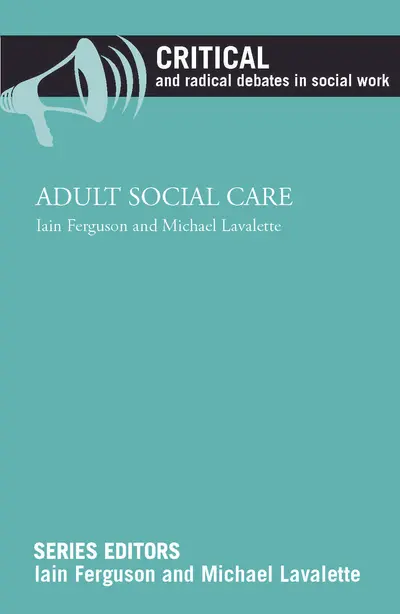 Adult Social Care book cover