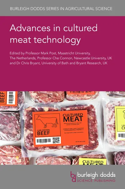 Advances in cultured meat technology book cover