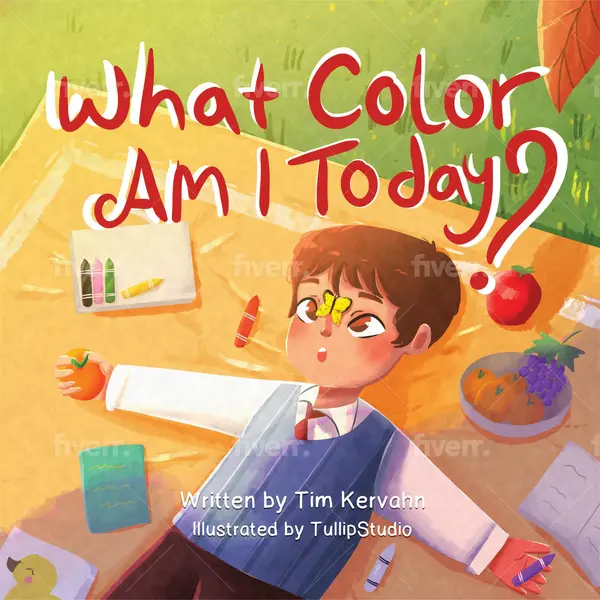 What Color Am I Today? by Tim Kervahn cover