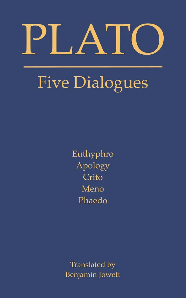 Five Dialogues by Plato, Benjamin Jowett cover