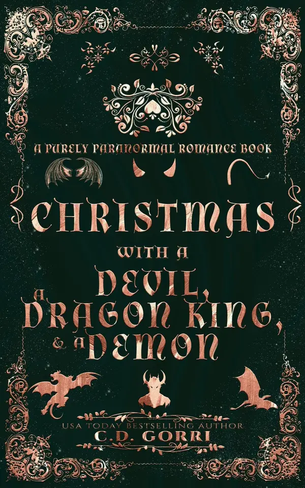 Christmas with a Devil, a Dragon King, & a Demon by C.D. Gorri cover