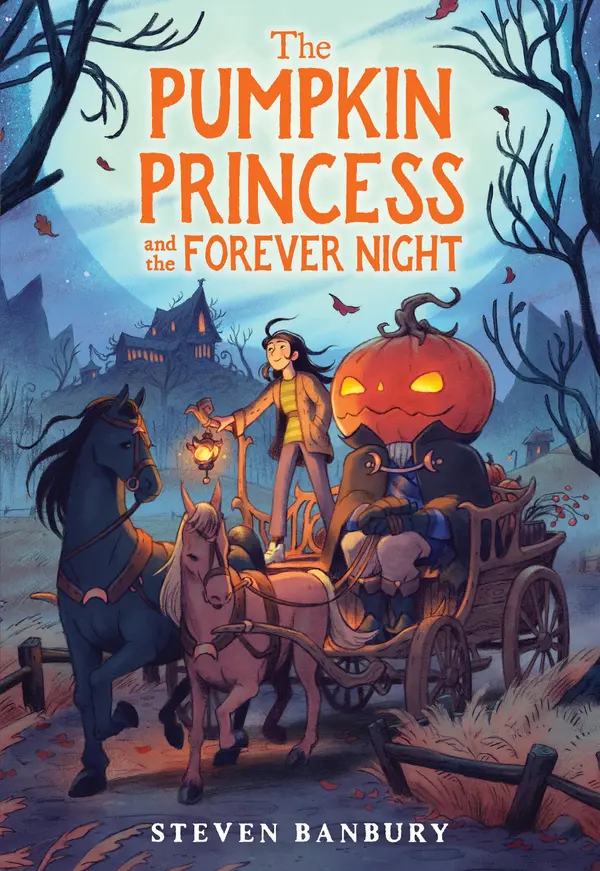 The Pumpkin Princess and the Forever Night by Steven Banbury cover