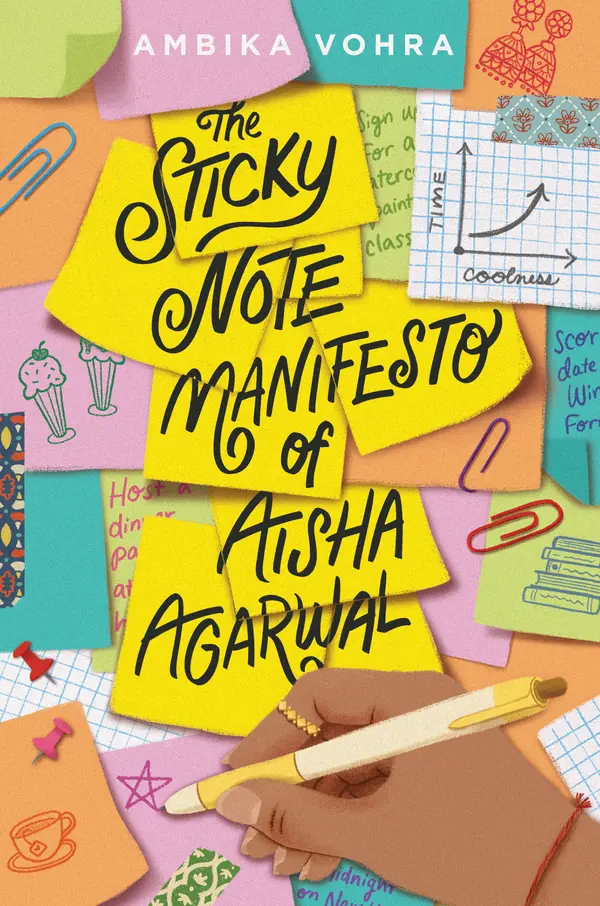 The Sticky Note Manifesto of Aisha Agarwal by Ambika Vohra cover