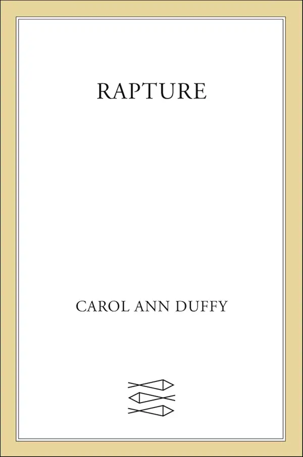 Rapture by Carol Ann Duffy cover