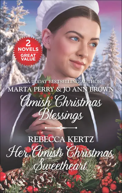 Amish Christmas Blessings and Her Amish Christmas Sweetheart book cover
