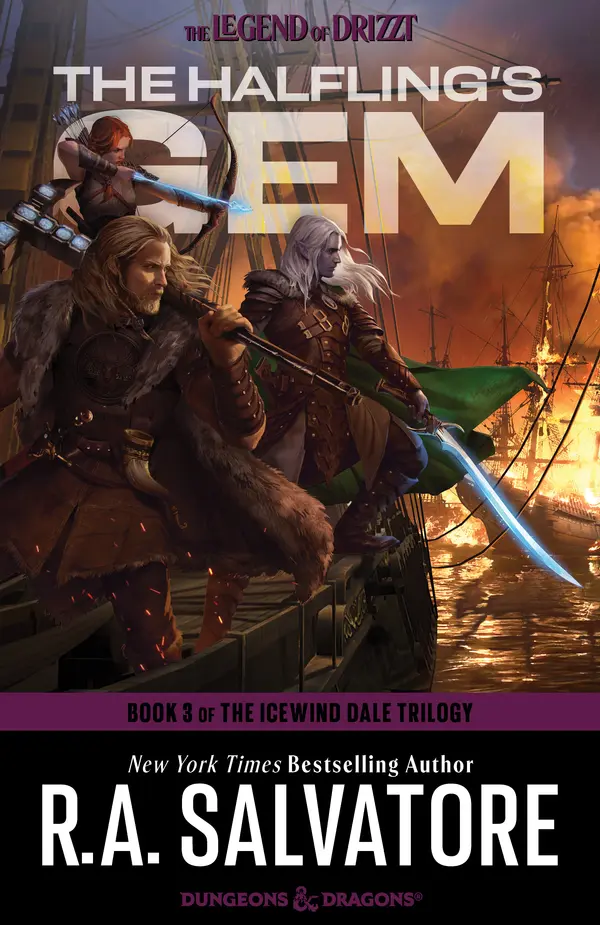 The Halfling's Gem by R.A. Salvatore cover
