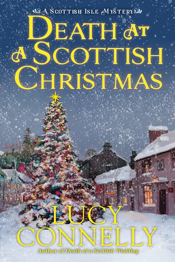 Death at a Scottish Christmas by Lucy Connelly cover