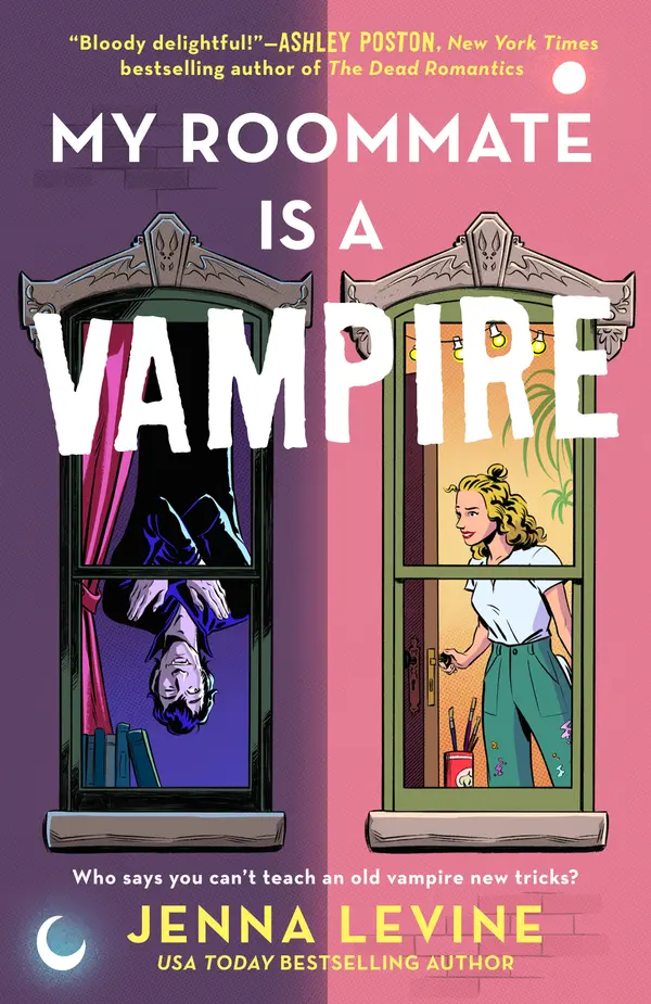 My Roommate Is a Vampire by Jenna Levine cover