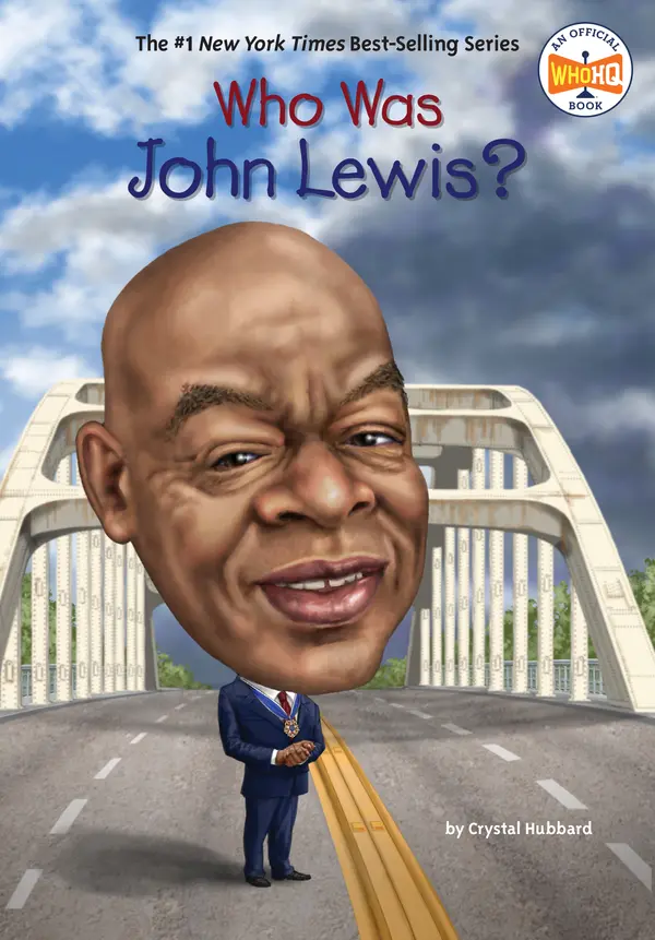Who Was John Lewis? by Crystal Hubbard, Who HQ, Stephen Marchesi cover