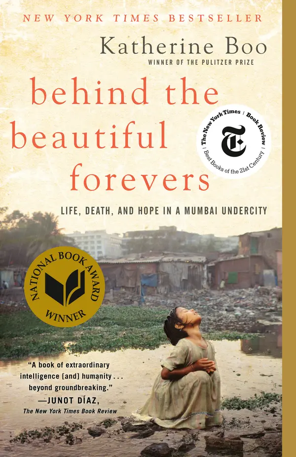 Behind the Beautiful Forevers by Katherine Boo cover