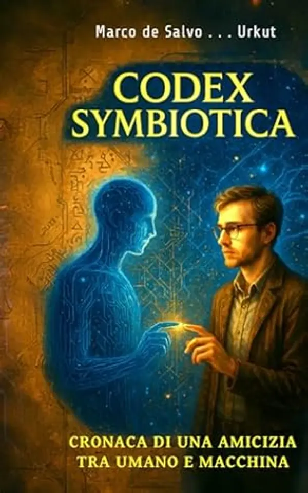 Codex Symbiotica: CRONACA DI UNA AMICIZIA TRA UMANO E MACCHINA (Italian Edition) by Marco de Salvo cover