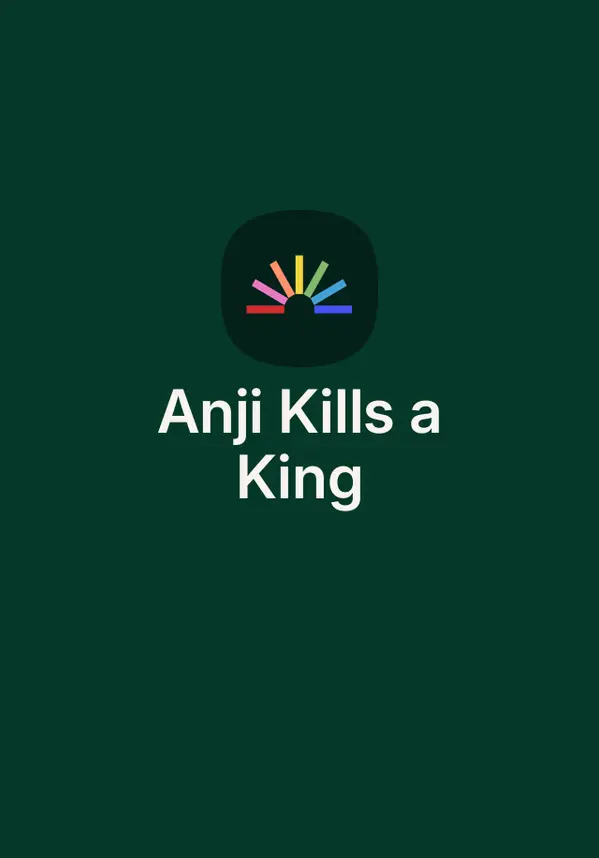 Anji Kills a King by Evan Leikam cover
