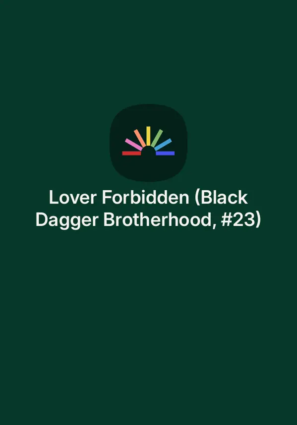 Lover Forbidden (Black Dagger Brotherhood, #23) by J.R. Ward cover