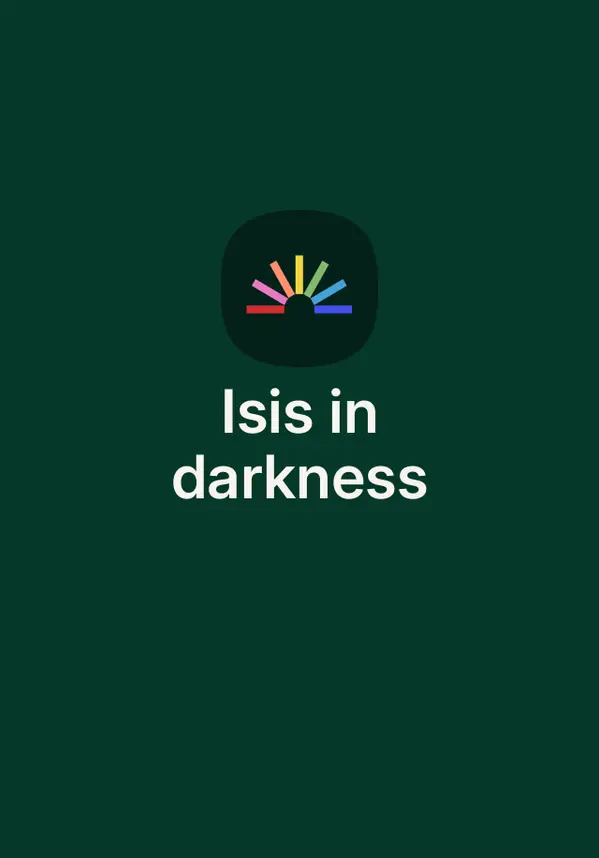 Isis in darkness by Margaret Atwood cover