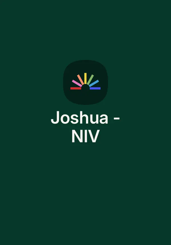 Joshua - NIV by Anonymous cover