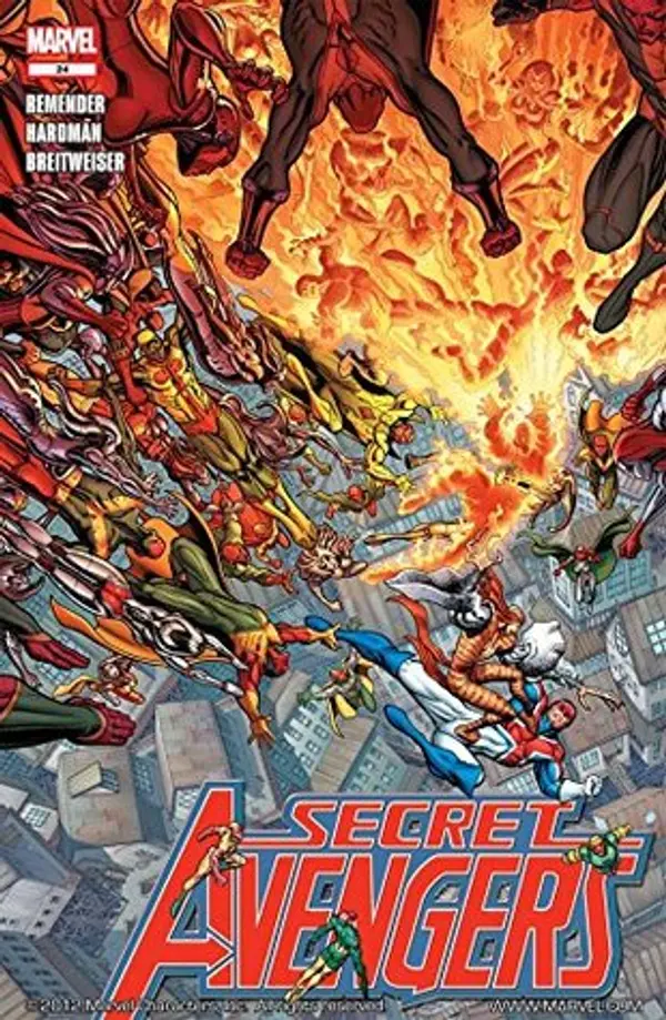 Secret Avengers (2010-2012) #24 by Rick Remender cover
